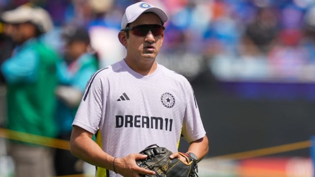 Gautam Gambhir as India's head coach during the Champions Trophy 2025