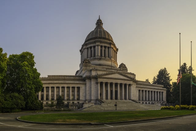 Image of the Washington state Capitol in Olympia.