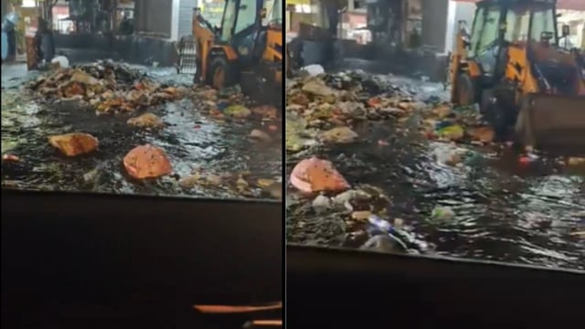 Mumbai Rain News: Heavy Downpour Causes Severe Waterlogging and Garbage Accumulation