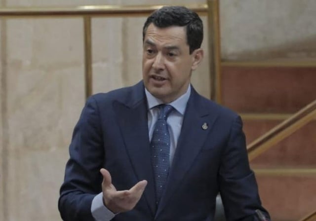 Moreno, durante una de sus intervenciones en la sesión parlamentaria