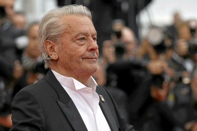 Alain Delon au Festival de Cannes en mai 2019.
