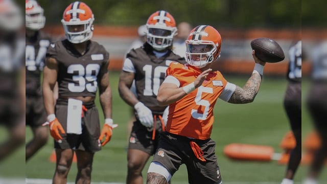 Browns Rookie Camp Football