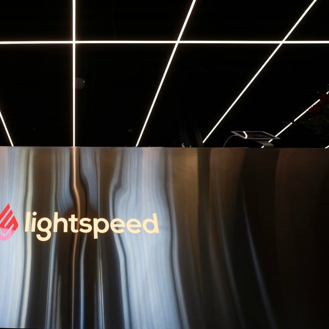 Lightspeed offices are seen in Montreal, Thursday, Jan. 18, 2024. THE CANADIAN PRESS/Christinne Muschi