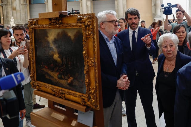 Cultura restituye 7 cuadros incautados durante la Guerra Civil a la familia de Pedro Rico