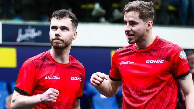 Esteban Dorr (à gauche) et Florian Bourrassaud (à droite).