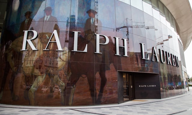 BAKU, AZERBAIJAN -?? May 10 2015: Facade of Ralph Lauren flagship store in Baku on May 10 2015.