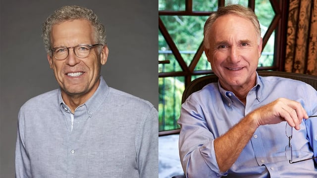 Dan Brown and Showrunner Carlton Cuse