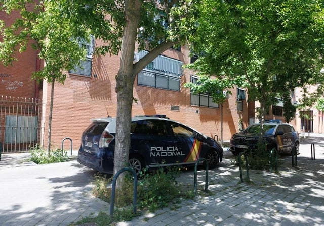 Coches patrulla de Policía Nacional