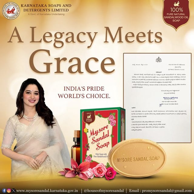 ‘Why not a Kannadiga’: Tamannaah’s appointment as Mysore Sandal Soap ambassador sparks row