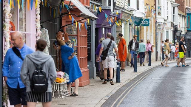 Retail spending was at its highest in April since July 2022, according to official figures