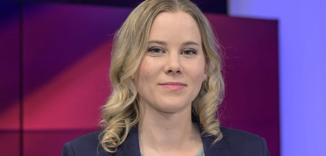 BR-Journalistin Julia Ruhs von der Sendung „Klar“