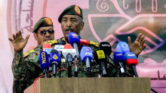 Sudan's army chief General Abdel Fattah al-Burhan. 