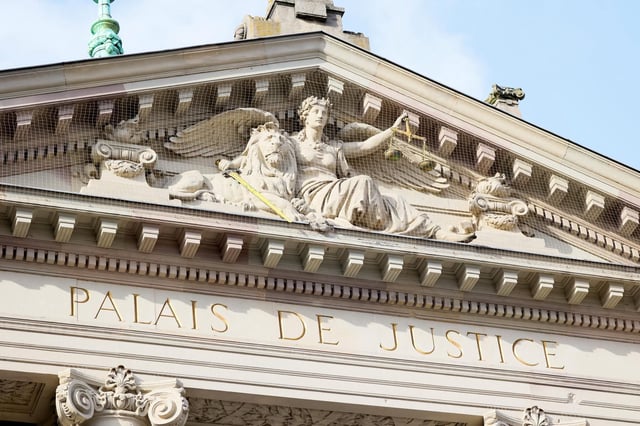 Le tribunal judiciaire de Strasbourg. Un des 55 hommes interpellés partout en France cette semaine dans le cadre d’une opération contre un réseau de pédocriminalité s’est défenestré vendredi 23 mai 2025.