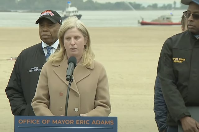 NYPD Commissioner Jessica Tisch told reporters Friday a person of interest is in custody for the Randall's Island assault.