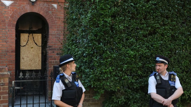 Two properties and a car linked to the prime minister were attacked in London