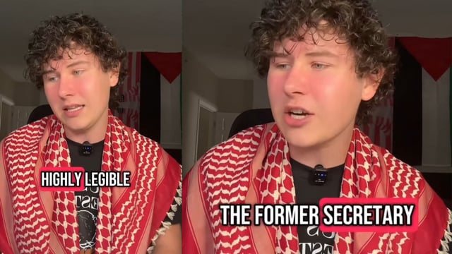The video was taken down by the social media platform.