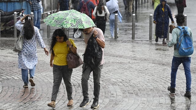 Heavy showers lashed parts of the coastal state Goa on Friday