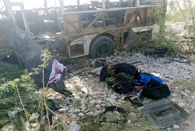 Five high-school girls were killed when terrorists attacked a school bus in Pakistan’s Khuzdar district of southwestern Balochistan province on Wednesday. Photo: Xinhua