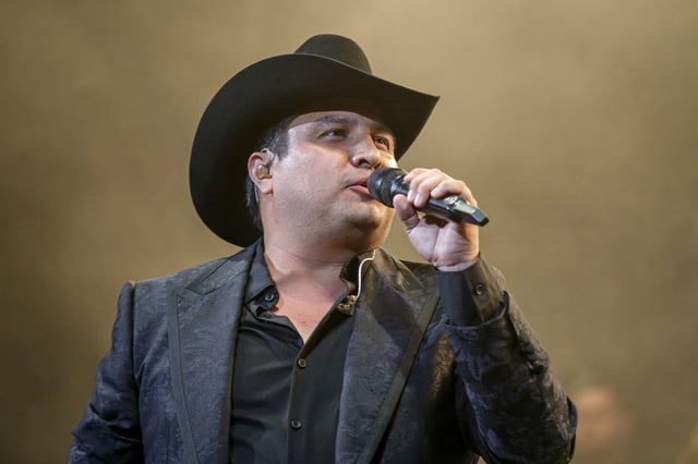 Julión Álvarez performs on Oct. 29, 2021, in Monterrey, Mexico.