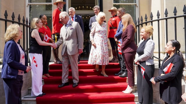 The King and Queen visit Canada on Monday. Last week they were in Canada House, London, to mark 100 years since the High Commission opened there