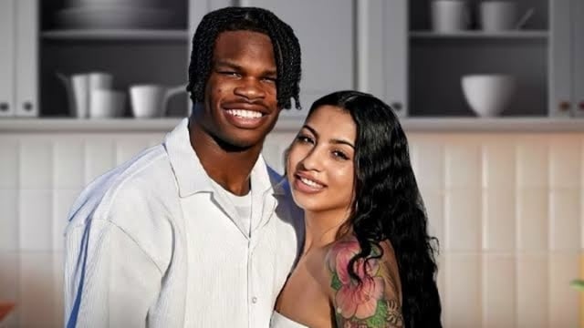 Travis Hunter and Leanna Lenee got married on Saturday