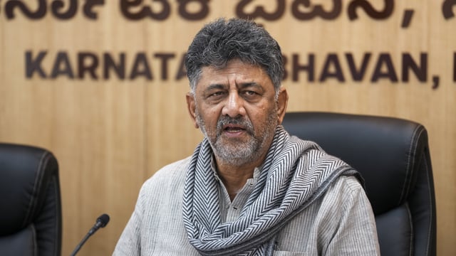 Karnataka Deputy Chief Minister DK Shivakumar. 