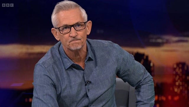 Gary Lineker presenting his final Match of the Day. (Photo: : Match of the Day/BBC/PA Wire)