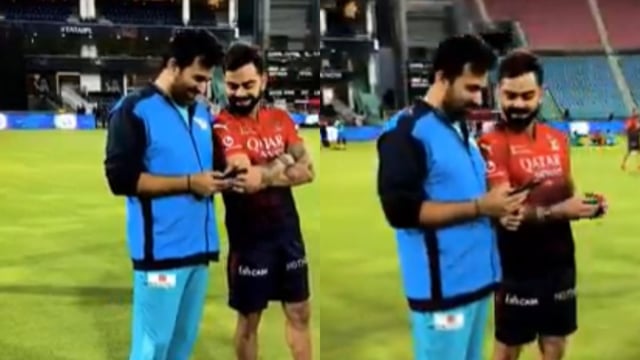 LSG mentor Zaheer Khan showed pictures of his newborn son Fatehsinh to RCB batter Virat Kohli