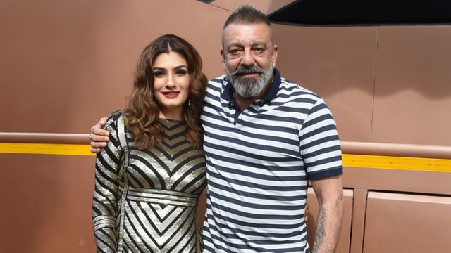 Professionally, Sanjay Dutt and Raveena Tandon have worked on several projects.