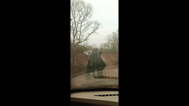 The incident took place while the officials were on a multi-day visit to the district to review developmental projects and evaluate tourism potential. After inspecting the remains of the Dashavatara temple, the group proceeded towards the nearby Buddhist caves. (VIDEO GRAB)