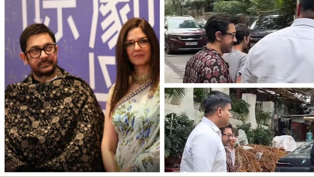 On Sunday, Aamir's outing with his girlfriend Gauri and son Azad garnered significant attention online.