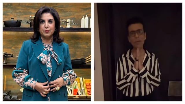 Farah and Karan share a close bond since 25 years. Most recently, they collaborated on Rocky Aur Rani Ki Prem Kahani. 