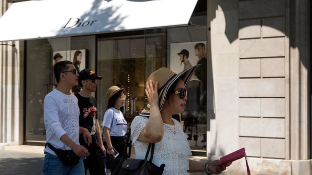 Turistas japoneses en Catalunya