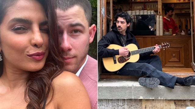 Nick Jonas, Priyanka Chopra Walk Hand-in-Hand, Turn Cheerleader For Joe Jonas’ Concert Post Divorce