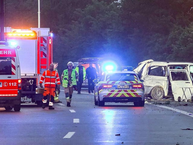 Tote bei Unfall auf A48 bei Koblenz