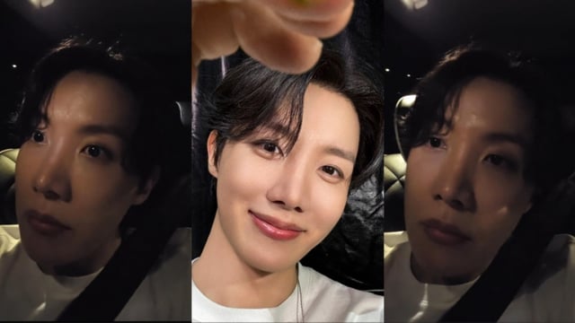 BTS J-Hope's car was stopped by a cop in Taipei.