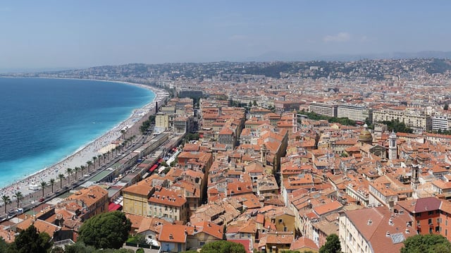 Nice as seen from Castle Hill.