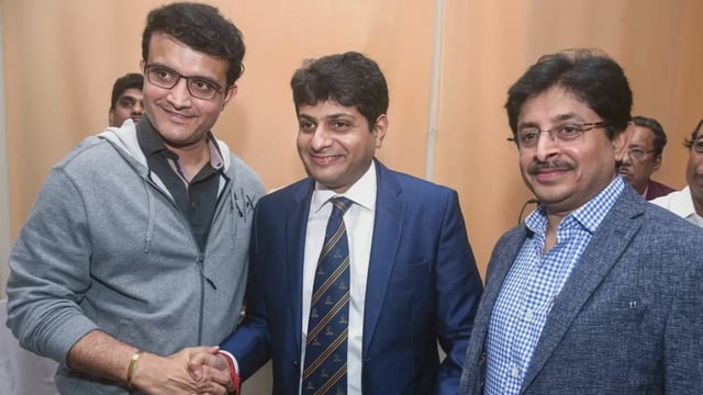 Sourav Ganguly and Snehashish Ganguly | Image: PTI