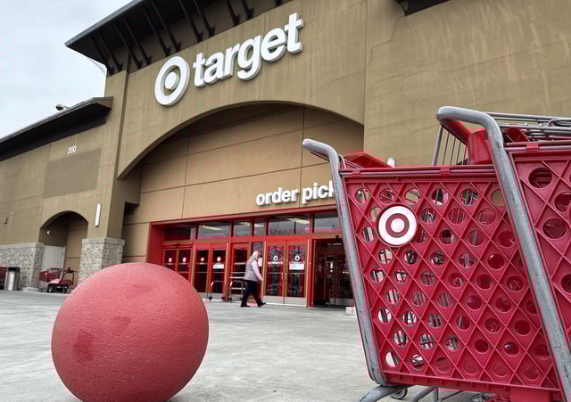 A view of a Target store on March 05, 2025 in Novato, California.