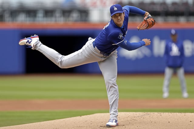 Ohtani originally shot to prominence with his two-way skills.