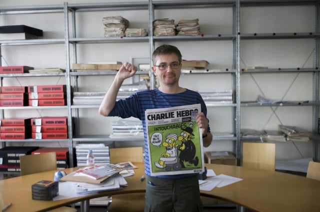 Some fake covers of French satirical weekly Charlie Hebdo mock Ukrainian President Volodymyr Zelensky