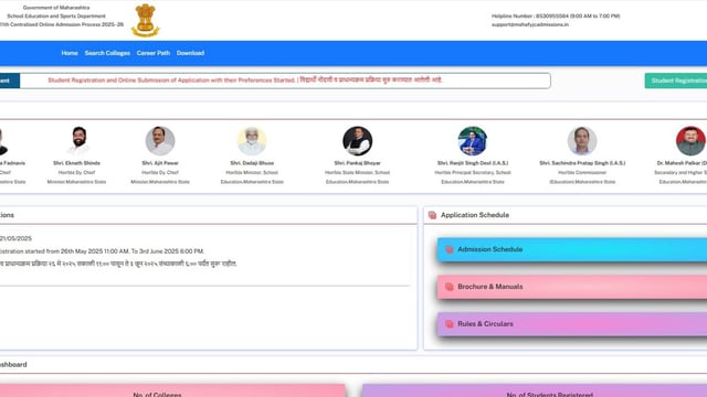 Students can now register for Maharashtra FYJC Admission 2025 on the official portal mahafyjcadmissions.in for Class 11 admissions across major cities. | Image: File Photo