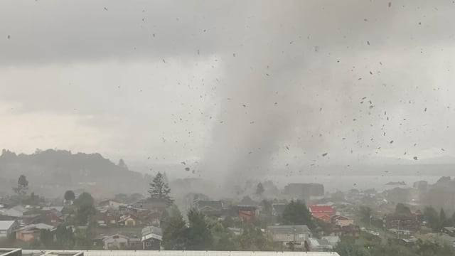 Puerto Varas tornado, May 25, 2025