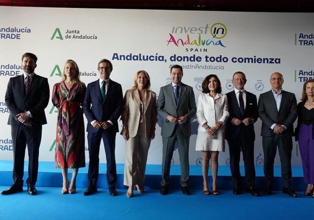 El presidente de la Junta, Juanma Moreno, este lunes en Madrid