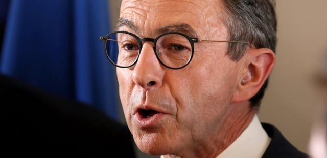 Le ministre de l'Intérieur Bruno Retailleau le 18 mai 2025 à Paris