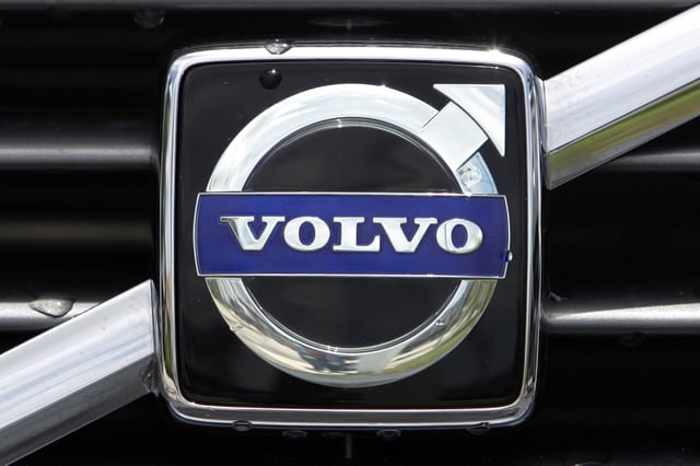 FILE - The Volvo logo is displayed on the front grille in Miami, July 19, 2009. (AP Photo/Alan Diaz)