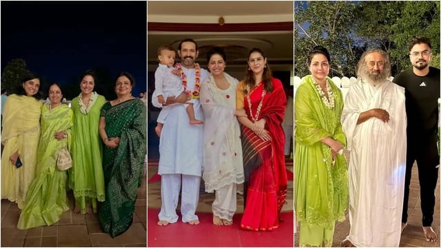 Hina Khan Joins Vikrant Massey, Madhu Chopra For Sri Sri Ravi Shankar’s Art Of Living Sessions