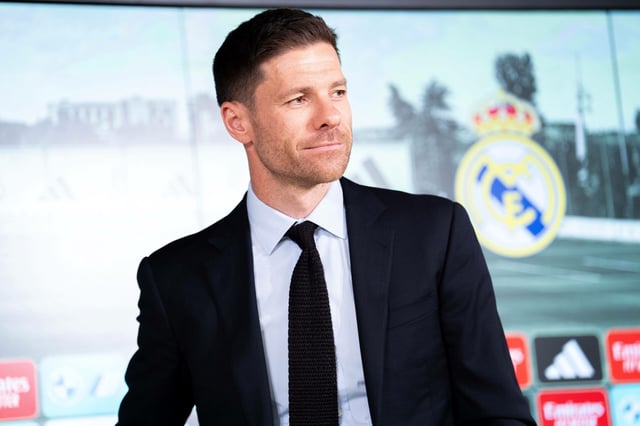 Xabi Alonso bei seiner Vorstellung in Madrid.
