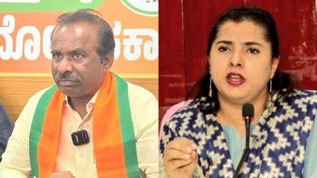 Ravi Kumar questioned the independence of the District Collector Fauzia Tarannum and made a derogatory reference suggesting she might have come from Pakistan.
