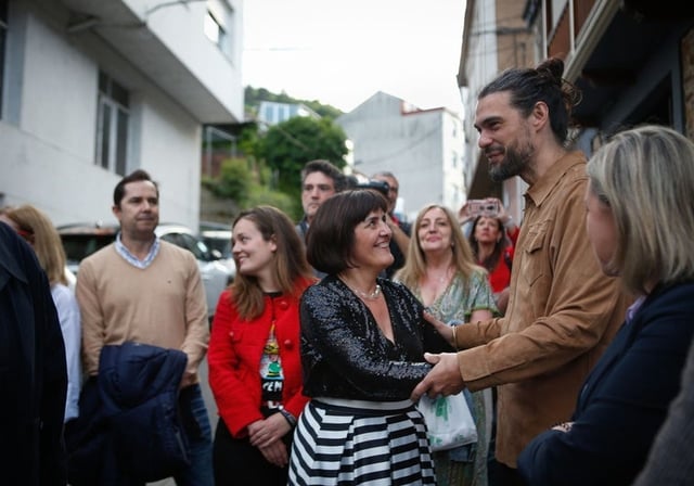 Oliver Laxe durante el preestreno de la película &#39;Sirat&#39;, en Navia de Suarna